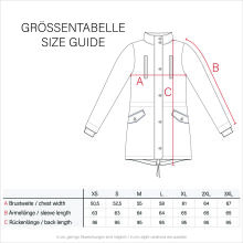 Navahoo Josinaa Damen &Uuml;bergangs Mantel Bordeaux-Gr.M