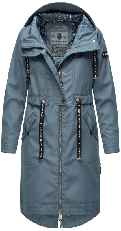 Navahoo Josinaa Damen Übergangs Mantel Blau-Gr.XS