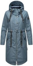 Navahoo Josinaa ladies spring jacket light coat with hood - Blue-Gr.S