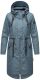 Navahoo Josinaa ladies spring jacket light coat with hood - Blue-Gr.S