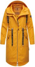 Navahoo Josinaa ladies spring jacket light coat with hood - Yellow-Gr.XS