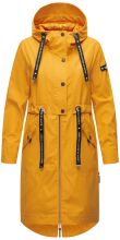 Navahoo Josinaa ladies spring jacket light coat with hood - Yellow-Gr.XS