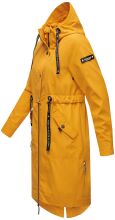 Navahoo Josinaa ladies spring jacket light coat with hood - Yellow-Gr.XS