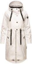 Navahoo Josinaa ladies spring jacket light coat with hood - White-Gr.XS