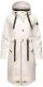 Navahoo Josinaa ladies spring jacket light coat with hood - White-Gr.XS
