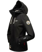 Marikoo Kleinezicke Damen Softshell Jacke Schwarz-Gr.M