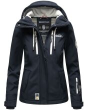 Marikoo Kleinezicke Damen Softshell Jacke Blau-Gr.XL