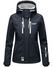 Marikoo Kleinezicke Damen Softshell Jacke Blau-Gr.XXL