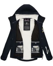 Marikoo Kleinezicke Damen Softshell Jacke Blau-Gr.XXL