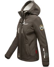 Marikoo Kleine Zicke Damen Softshell Fr&uuml;hling &Uuml;bergangs Jacke Anthrazit-Gr.M