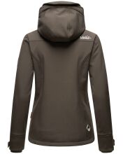 Marikoo Kleine Zicke Damen Softshell Frühling Übergangs Jacke Anthrazit-Gr.XL