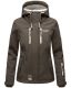 Marikoo Kleine Zicke Damen Softshell Frühling Übergangs Jacke Anthrazit-Gr.XL