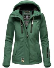 Marikoo Kleinezicke Damen Softshell Jacke Dus.Gr&uuml;n-Gr.XXL