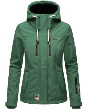 Marikoo Kleinezicke Damen Softshell Jacke Dus.Gr&uuml;n-Gr.XXL