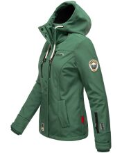 Marikoo Kleinezicke Damen Softshell Jacke Dus.Gr&uuml;n-Gr.XXL