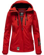 Marikoo Kleinezicke Damen Softshell Jacke Rot-Gr.XL