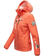 Marikoo Kleinezicke Damen Softshell Jacke Coral-Gr.XL