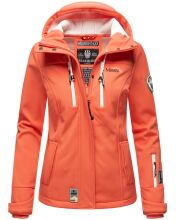 Marikoo Kleinezicke Damen Softshell Jacke Coral-Gr.XXL