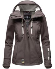 Marikoo Kleinezicke Damen Softshell Jacke Grau-Gr.S
