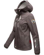 Marikoo Kleinezicke Damen Softshell Jacke Grau-Gr.S