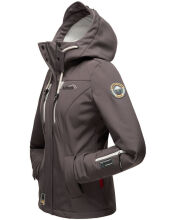 Marikoo Kleinezicke Damen Softshell Jacke Grau-Gr.S