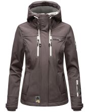Marikoo Kleinezicke Damen Softshell Jacke Grau-Gr.M
