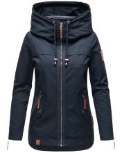 Navahoo Wekoo Damen Übergangsjacke mit Kapuze Navy Größe M - Gr. 38