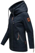 Navahoo Wekoo Damen Übergangsjacke mit Kapuze Navy Größe M - Gr. 38