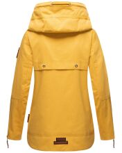Navahoo Wekoo Damen Übergangsjacke mit Kapuze Senfgelb Größe XS - Gr. 34