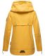 Navahoo Wekoo Damen Übergangsjacke mit Kapuze Senfgelb Größe XS - Gr. 34
