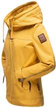 Navahoo Wekoo ladies spring jacket with hood - Mustard Yellow-Gr.XL