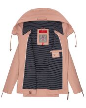 Navahoo Wekoo Damen &Uuml;bergangsjacke mit Kapuze Light Rose Gr&ouml;&szlig;e S - Gr. 36
