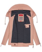 Navahoo Wekoo Damen Übergangsjacke mit Kapuze Light Rose Größe M - Gr. 38