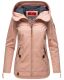 Navahoo Wekoo Damen Übergangsjacke mit Kapuze Light Rose Größe M - Gr. 38