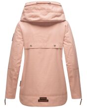 Navahoo Wekoo Damen Übergangsjacke mit Kapuze Light Rose Muster Größe S - Gr. 36