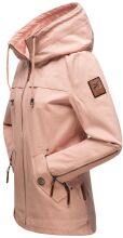 Navahoo Wekoo Damen Übergangsjacke mit Kapuze Light Rose Muster Größe S - Gr. 36