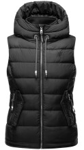 Marikoo Taisaa ladies quilted vest spring jacket - Black-Gr.XS