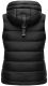 Marikoo Taisaa ladies quilted vest spring jacket - Black-Gr.XS