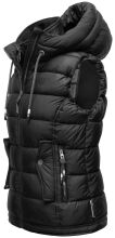 Marikoo Taisaa ladies quilted vest spring jacket - Black-Gr.S