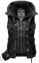 Marikoo Taisaa ladies quilted vest spring jacket - Black-Gr.XL