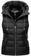Marikoo Taisaa ladies quilted vest spring jacket - Black-Gr.3XL