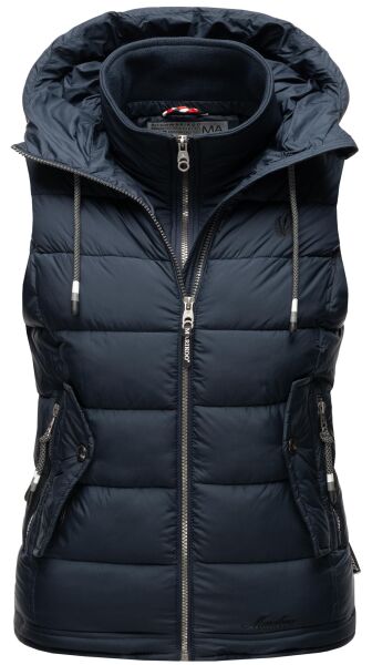 Marikoo Taisaa ladies quilted vest spring jacket - Navy-Gr.L