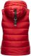 Marikoo Taisaa Damen Stepp Weste Übergangsjacke - Rot-Gr.XS