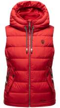 Marikoo Taisaa ladies quilted vest spring jacket - Red-Gr.M