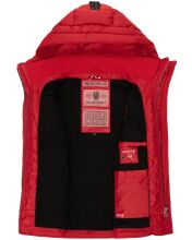 Marikoo Taisaa Damen Stepp Weste &Uuml;bergangsjacke - Rot-Gr.XXL