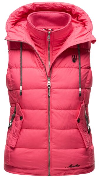 Marikoo Taisaa Damen Stepp Weste Übergangsjacke - Pink-Gr.XS