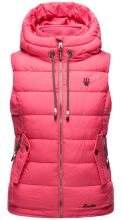 Marikoo Taisaa Damen Stepp Weste Übergangsjacke - Pink-Gr.XS