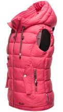 Marikoo Taisaa Damen Stepp Weste Übergangsjacke - Pink-Gr.XS