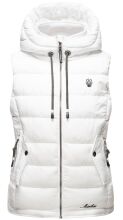 Marikoo Taisaa Damen Stepp Weste &Uuml;bergangsjacke - Weiss-Gr.S