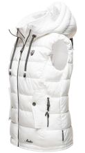 Marikoo Taisaa Damen Stepp Weste &Uuml;bergangsjacke - Weiss-Gr.S